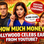 How Much Money Bollywood Celebrities Earn from youtube