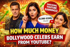 How Much Money Bollywood Celebrities Earn from youtube