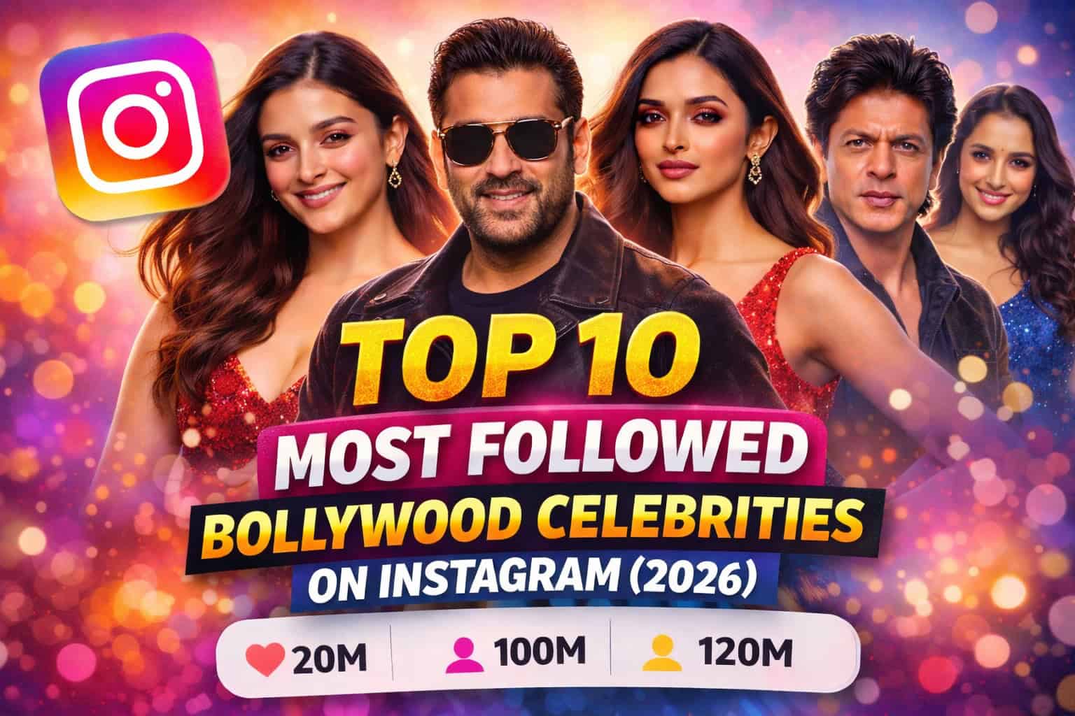 Top 10 Most Followed Bollywood Celebrities On Instagram In 2026 - Top ...