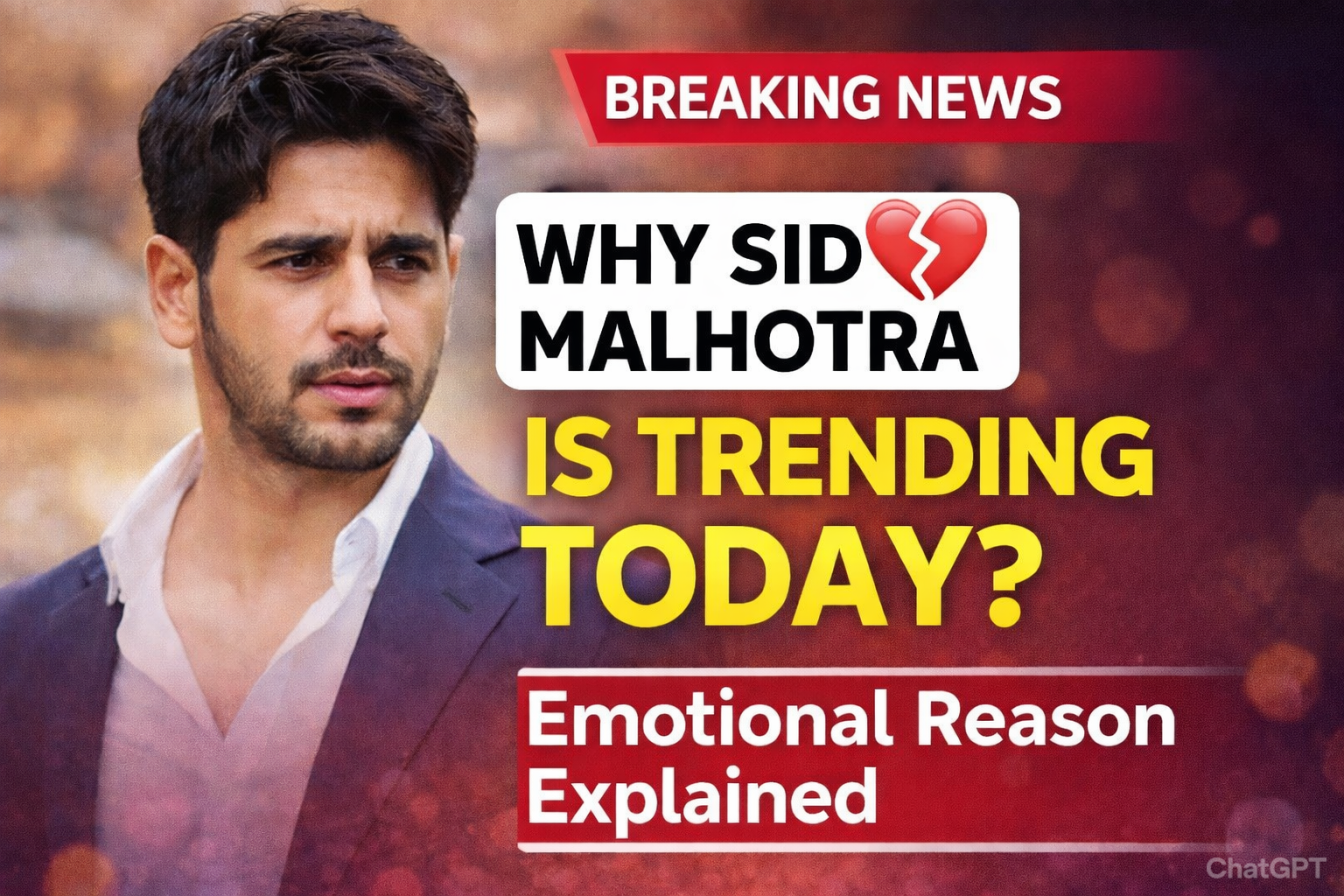 Why Is Sidharth Malhotra Trending Today
